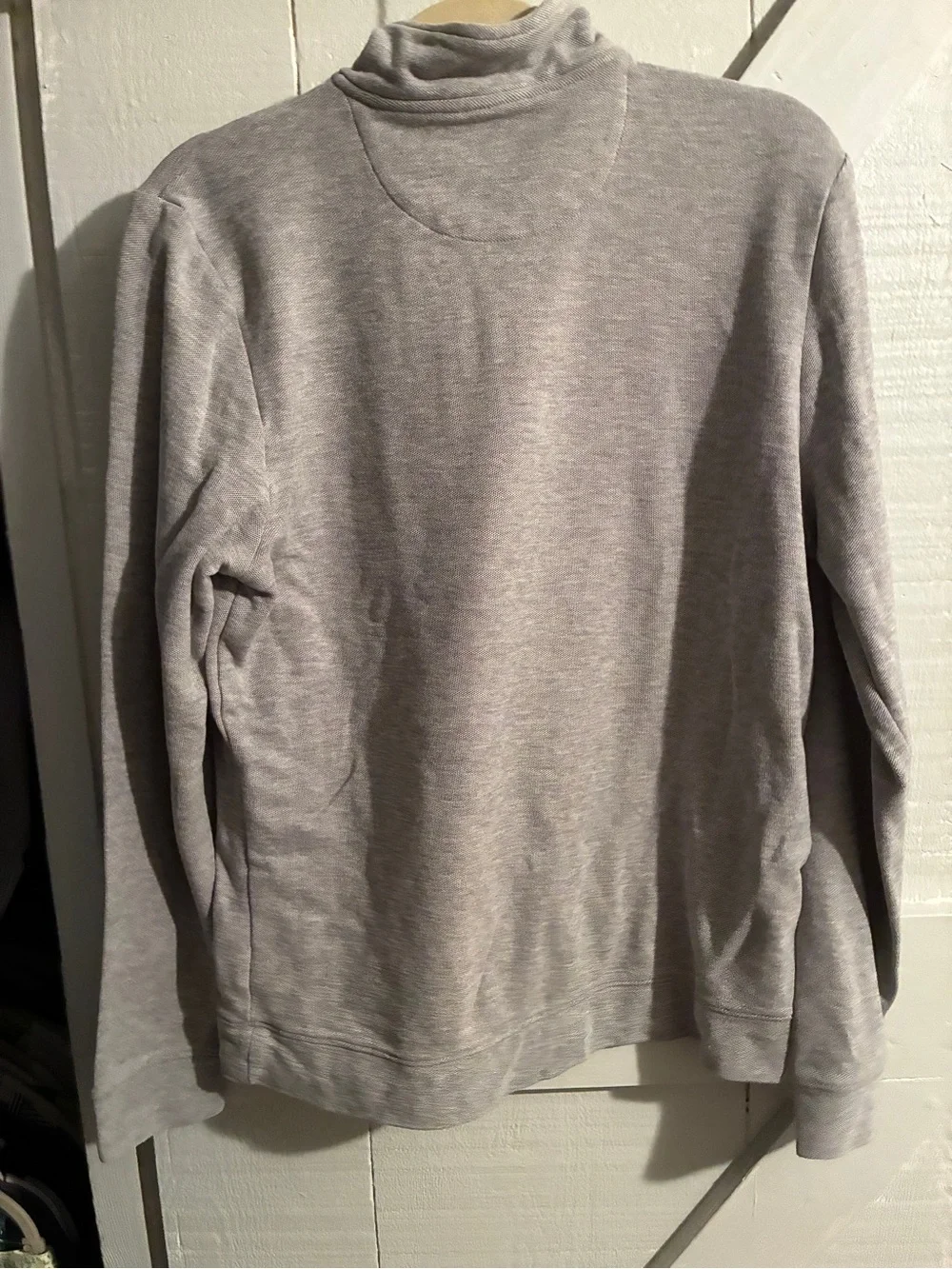 Vineyard Vines boys XL (18) gray 1/4 zip pullover Pima cotton sweatshirt